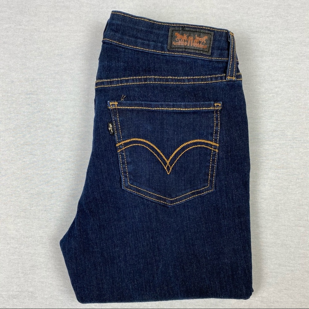 EUC Levi’s Legging Dark Wash Stretch Skinny Jeans - Picture 8 of 12